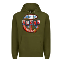 Army Green leave me alone anti valentines day Premium Hoodie - FaDigitalArtStudio