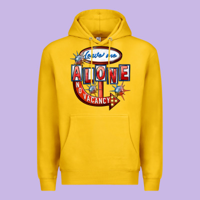 Leave Me Alone Anti Valentines Day Premium Hoodie Designed By Fadigitalartstudio