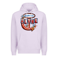 Lilac leave me alone anti valentines day Premium Hoodie - FaDigitalArtStudio