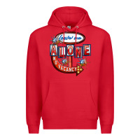 Red leave me alone anti valentines day Premium Hoodie - FaDigitalArtStudio