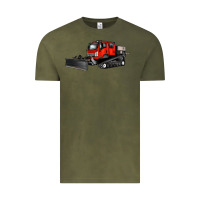 Vintage Olive snowcat Vintage Tee - Artiststas