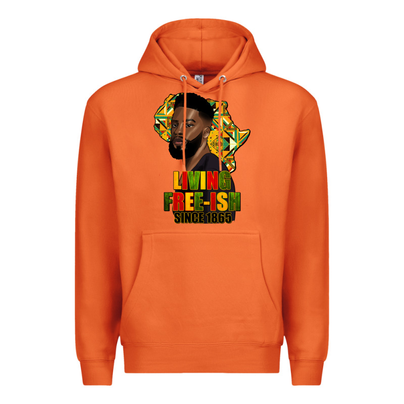 Juneteenth Living Freeish Since 1865 Premium Hoodie by HRA Design Shop | Teevron