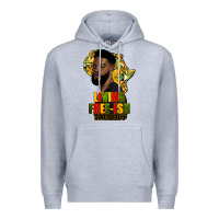 Heather Grey juneteenth living freeish since 1865 Premium Hoodie - HRA Design Shop