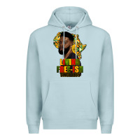Blue Mist juneteenth living freeish since 1865 Premium Hoodie - HRA Design Shop