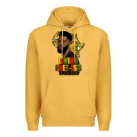 Mustard juneteenth living freeish since 1865 Premium Hoodie - HRA Design Shop