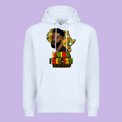 Juneteenth Living Freeish Since 1865 Premium Hoodie Designed By Hra Design Shop