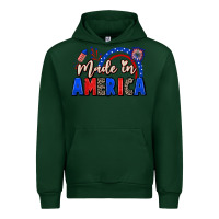 Forest Green Made in America 4th of july Urban Hoodie - CowGirlArtShop