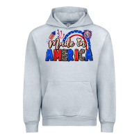 Heather Grey Made in America 4th of july Urban Hoodie - CowGirlArtShop