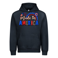 Navy Made in America 4th of july Urban Hoodie - CowGirlArtShop