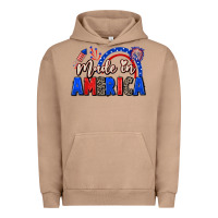 Pigment Burro Made in America 4th of july Urban Hoodie - CowGirlArtShop
