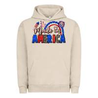 Pigment French Oak Made in America 4th of july Urban Hoodie - CowGirlArtShop