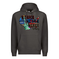 Smoke Merica Merica Merica vibes 4th of july Premium Hoodie - CowGirlArtShop