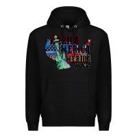 Black Merica Merica Merica vibes 4th of july Premium Hoodie - CowGirlArtShop