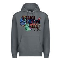 Rock Merica Merica Merica vibes 4th of july Premium Hoodie - CowGirlArtShop