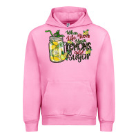 Fuchsia Pink when life gives you lemons add sugar Urban Hoodie - SublimationCraftShop