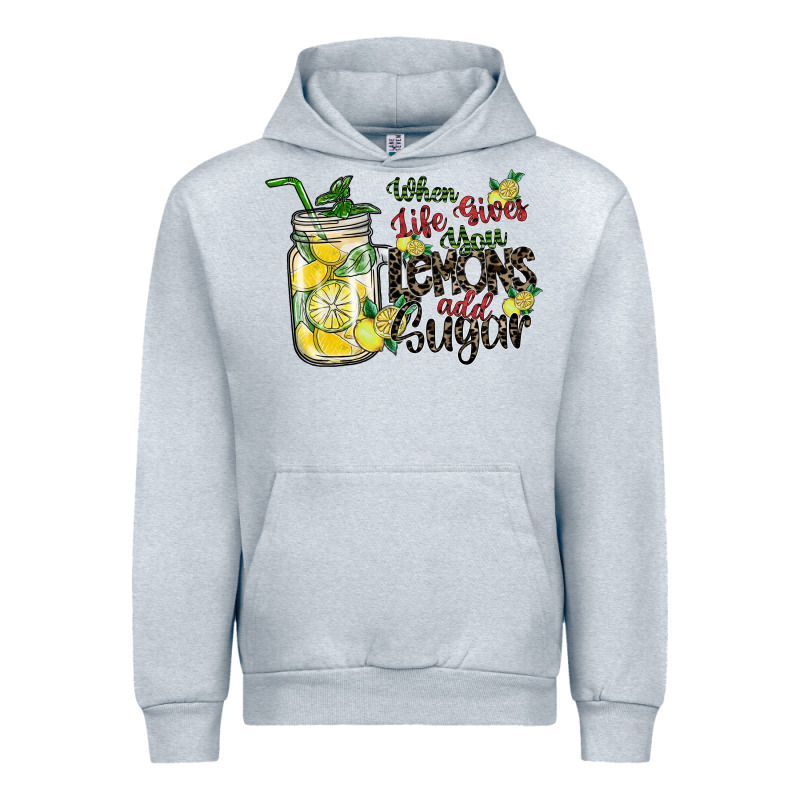 When Life Gives You Lemons Add Sugar Urban Hoodie by SublimationCraftShop | Teevron