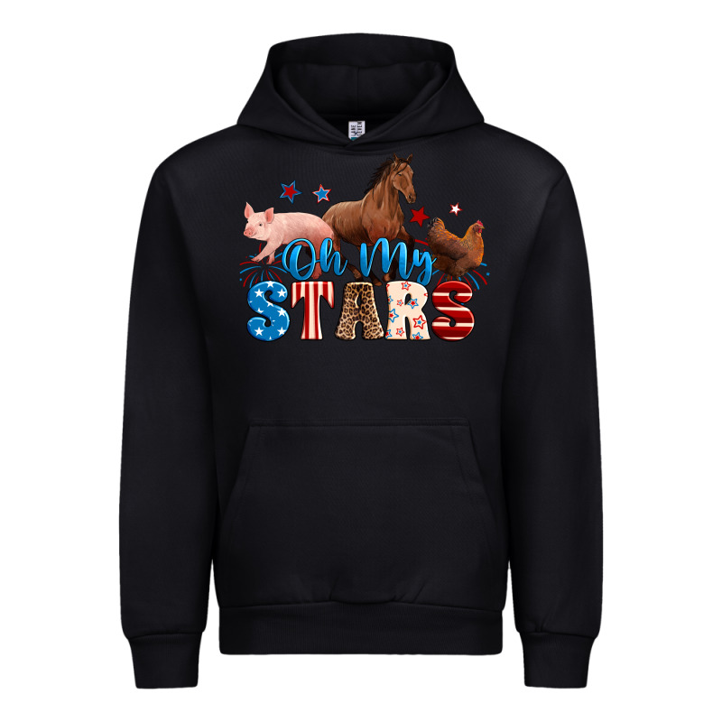 Horse Pig Chicken With Oh My Stars Urban Hoodie by Neo Western | Teevron