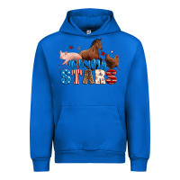 Cobalt Horse pig chicken with oh my stars Urban Hoodie - Neo Western