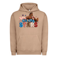 Pigment Burro Horse pig chicken with oh my stars Urban Hoodie - Neo Western