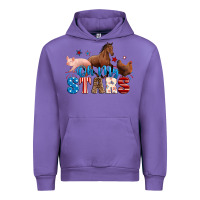 Tulip Horse pig chicken with oh my stars Urban Hoodie - Neo Western
