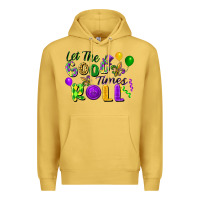 Antique Gold let the good times roll Premium Hoodie - FaDigitalArtStudio