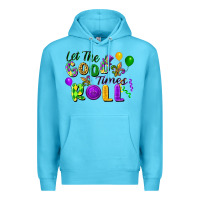 Ocean Blue let the good times roll Premium Hoodie - FaDigitalArtStudio