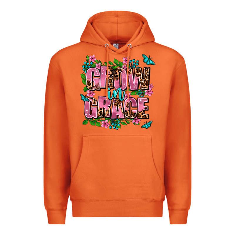 Grow In Grace Premium Hoodie by AdoDesignShop | Teevron