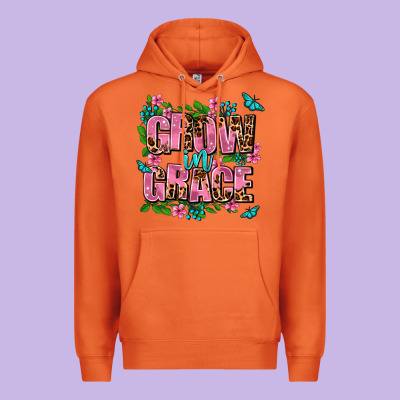 Grow In Grace Premium Hoodie Designed By Adodesignshop