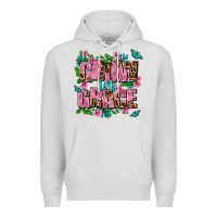 Dove Grey grow in grace Premium Hoodie - AdoDesignShop