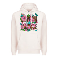 Pale Pink grow in grace Premium Hoodie - AdoDesignShop