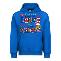 Cobalt I'm not drunk I'm patriotic Urban Hoodie - Neo Western