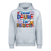 Heather Grey I'm not drunk I'm patriotic Urban Hoodie - Neo Western
