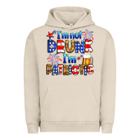 Pigment French Oak I'm not drunk I'm patriotic Urban Hoodie - Neo Western