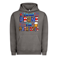 Pigment Tornado I'm not drunk I'm patriotic Urban Hoodie - Neo Western