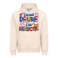 Sandshell I'm not drunk I'm patriotic Urban Hoodie - Neo Western