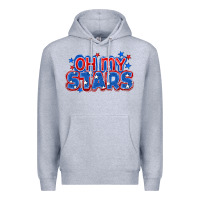 Heather Grey Oh my stars 4th of july Premium Hoodie - CowGirlArtShop