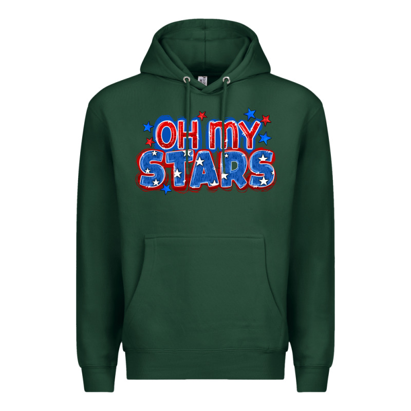 Oh My Stars 4th Of July Premium Hoodie by CowGirlArtShop | Teevron