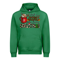 Emerald just a girl who loves christmas Urban Hoodie - CowhideDigitalArt