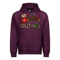 Mauve Wine just a girl who loves christmas Urban Hoodie - CowhideDigitalArt