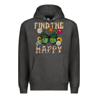 Charcoal Heather Kind The Happy Premium Hoodie - CowhideDigitalArt