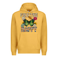 Mustard Kind The Happy Premium Hoodie - CowhideDigitalArt