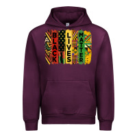 Mauve Wine junetheenth black livesmatter brush stroke Urban Hoodie - HRA Design Shop