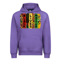 Tulip junetheenth black livesmatter brush stroke Urban Hoodie - HRA Design Shop