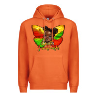 Carrot juneteenth butterfly black girl Premium Hoodie - HRA Design Shop