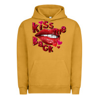 Pigment Peanut Butter kiss me back Urban Hoodie - FaDigitalArtStudio