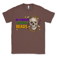 Chestnut on tuesdays we wear beads skull Classic Tee - FaDigitalArtStudio