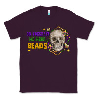Plum on tuesdays we wear beads skull Classic Tee - FaDigitalArtStudio
