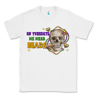 White on tuesdays we wear beads skull Classic Tee - FaDigitalArtStudio