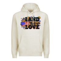 Oatmeal Heather Land that we love 4th of July Premium Hoodie - Neo Western