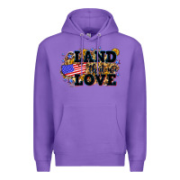 Purple Land that we love 4th of July Premium Hoodie - Neo Western
